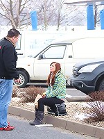 Chick slurping his tasteful juice