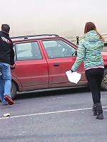 Chick slurping his tasteful juice