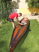 Fucking a teenager in large boat