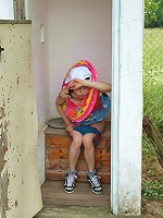 Webcam teenie needs to pee urgent