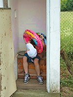 Webcam teenie needs to pee urgent