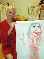 Two horny webcam lesbians playing