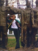 Teenage girl showing her goodies