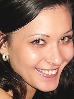 Brunette teen teasing the camera