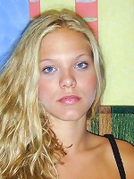 Teenie showing her puffy nipples