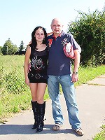 Teenager banging an old horny guy