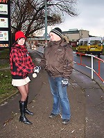 A senior having horny public sex