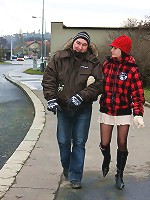 Old man loves fucking young babes