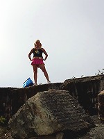 Horny senior hitchhiker screwing