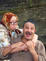 Horny senior hitchhiker screwing