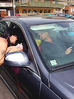 A chick fucking old guy for money