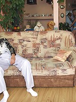 Senior bangs his cute teenie maid