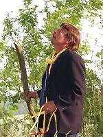 Old fart tries to hang himself up