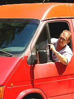 Busty teenage girl fucks old man