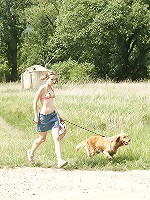 Teen rewards senior with some sex