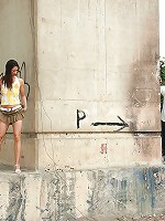 Bum fucking a brunette girl wild