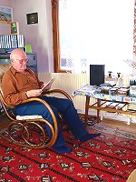 Horny grandpa gives a puppet show