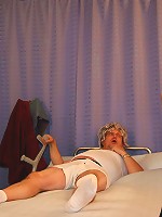 Teen nurse pleases horny grandpa
