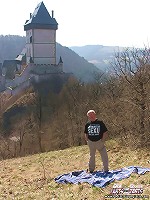 Grandpa banging a girlie outdoor