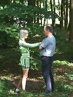 Hiking teenage chick fucked hard