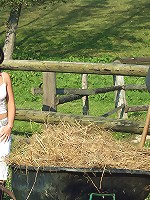 Teen loves horses and senior men