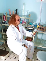 Sweet teen visits a weird doctor