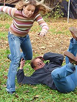 Senior soccer coach fucks teenie