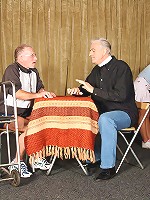 Grandpa releases his stiff boner