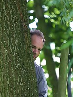 Teen babe fucked by hairy senior