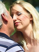 Blonde beauty gets fucked by man