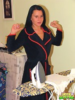 Sleeping maid gets abused in bed