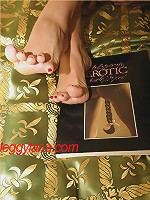 Horny blonde Lana gets completely naked and shows off her body and feet