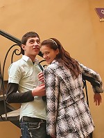 Cock sucking teen with tight pussy gets fucked