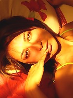 When she is alone she loves to play