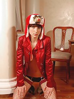 Horny teen slut Moni gets nasty and shows her body