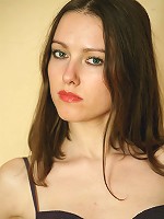 Gorgeous teen Karla sticks dildo deep in her twat