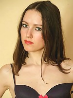 Gorgeous teen Karla sticks dildo deep in her twat