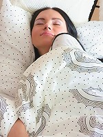 Naughty teen Jewy enjoys hard fuck in the morning