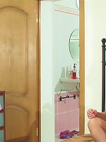 Shy teeny turns into a red-haired vixen