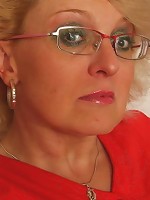 She walks in on him fucking her mother and she sees cock thrusting into tight old but hot pussy