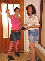 His wife setup the light bondage but she had to leave now and the mature slut gets him