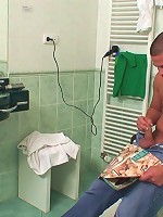 She is a cock craver and the young man is going to fill her old pussy with his meat