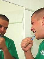 Mother in law finds him jerking off to porn and wants him to tap her mature pussy