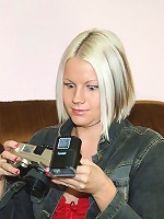 Her tasty son in law takes some naughty pictures and then fucks the old babe hard