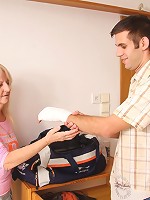 She is old and slutty and in stockings and he loves fucking her dripping wet old box