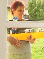 He takes care of her rats and she takes care of his big cock with her talented mouth and pussy