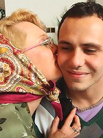 The granny pussy is pink and wet and it wants the hard young dick to penetrate it deeply