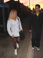 The old blonde grandmother can't help but want him to cum so she can taste his sticky jizz