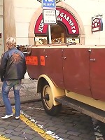 He brings her home and slips his cock into her moist granny pussy to fuck her long and hard