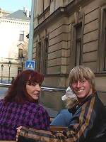 She nibbles on his cock to make him grow and then the sloppy granny pussy gets fucked